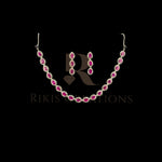 Load image into Gallery viewer, NECKLACE & EARRINGS (NS-019)