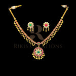 Load image into Gallery viewer, NECKLACE & EARRINGS (NS-198)