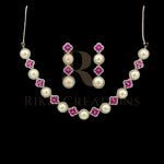 Load image into Gallery viewer, NECKLACE & EARRINGS (NS-074)