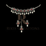 Load image into Gallery viewer, NECKLACE & EARRINGS (NS-095)