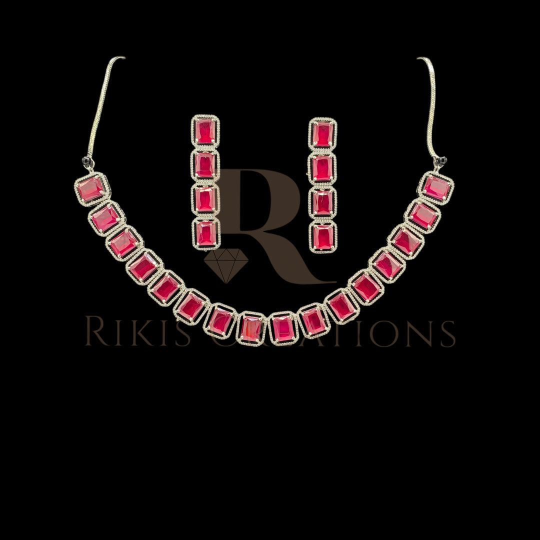 NECKLACE & EARRINGS  (NS-117)