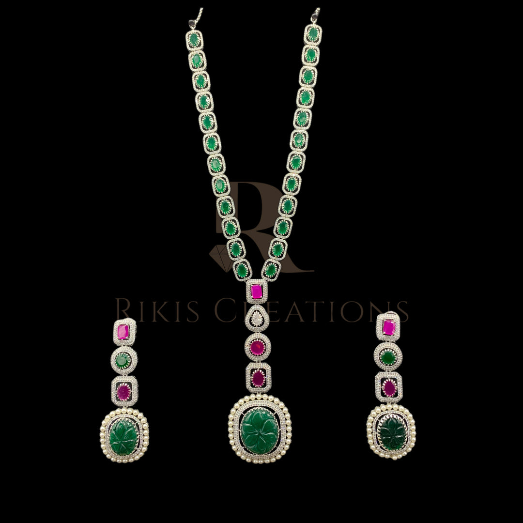 NECKLACE & EARRINGS  (NS-138)