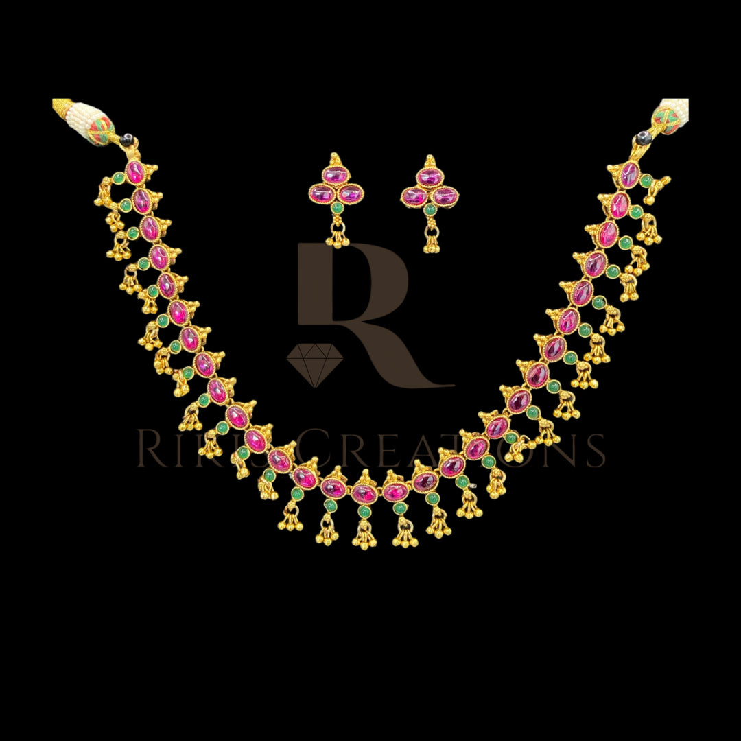 NECKLACE & EARRINGS  (NS-159)