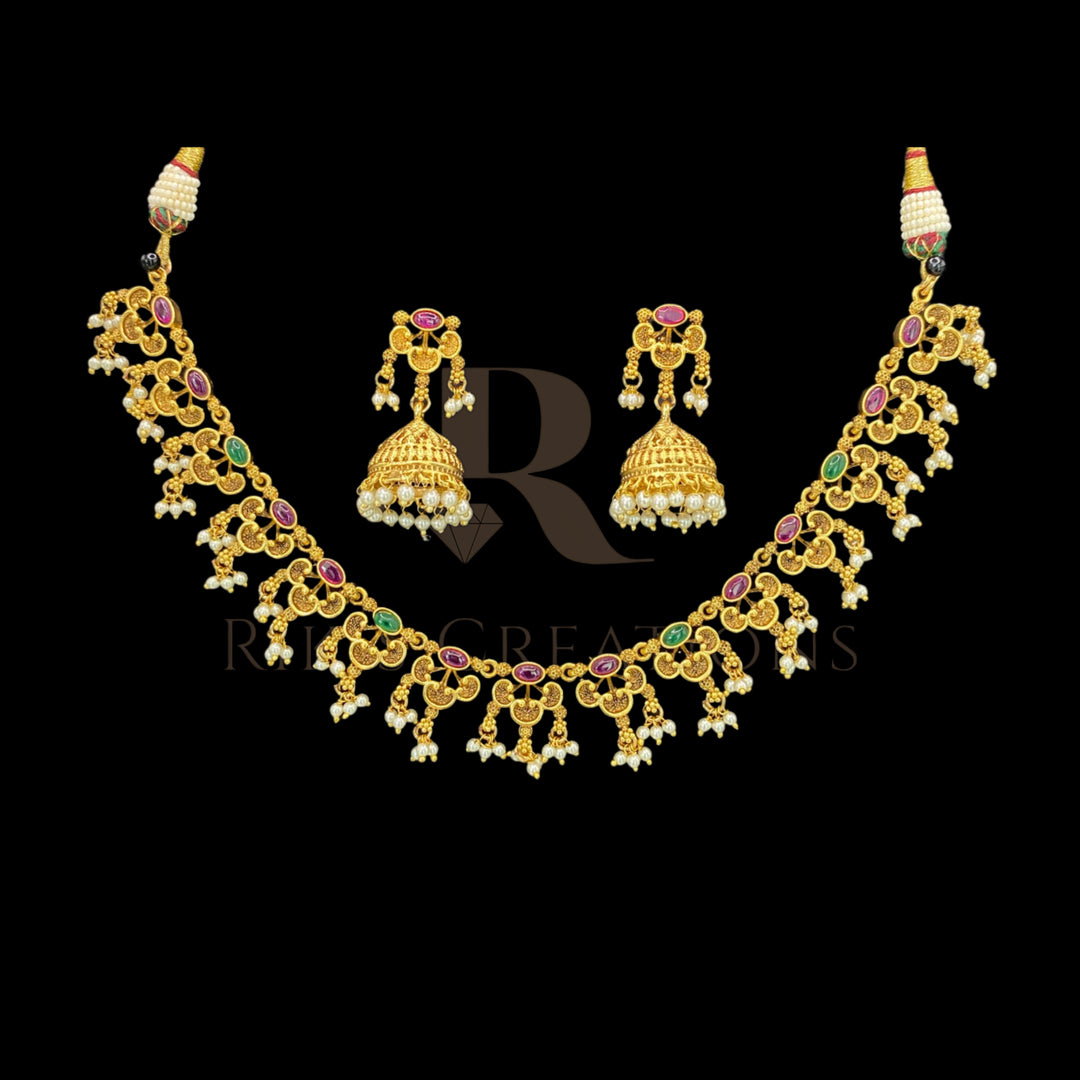 NECKLACE & EARRINGS  (NS-165)