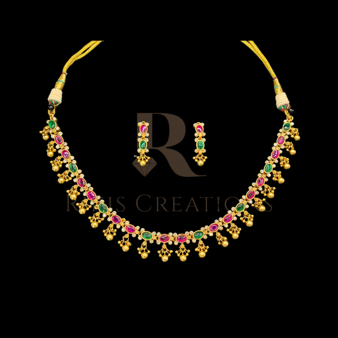 NECKLACE & EARRINGS  (NS-168)