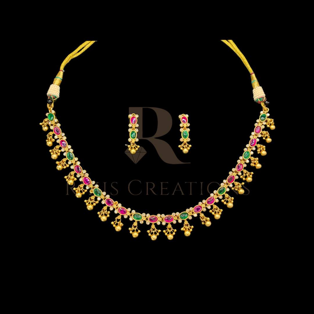 NECKLACE & EARRINGS  (NS-169)