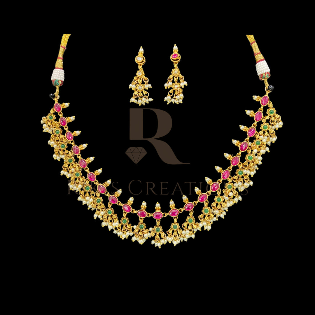 NECKLACE  EARRINGS  (NS-180)