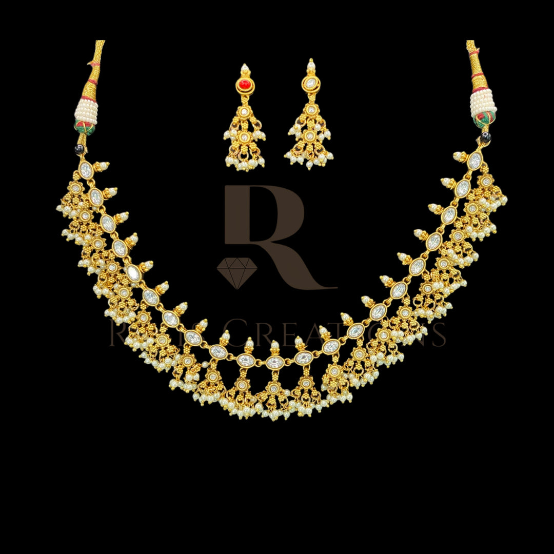 NECKLCAE & EARRINGS  (NS-181)