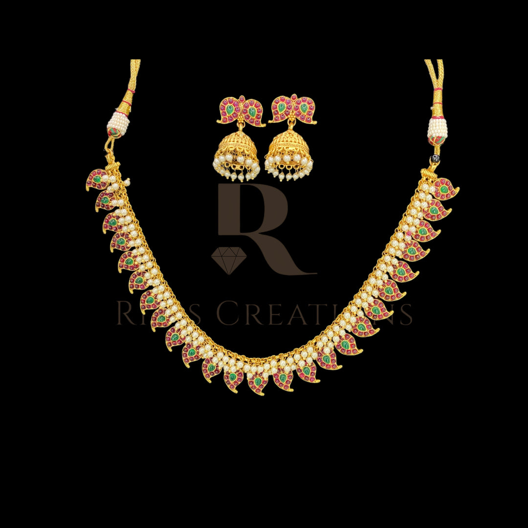 NECKLACE. & EARRINGS  (NS-184)