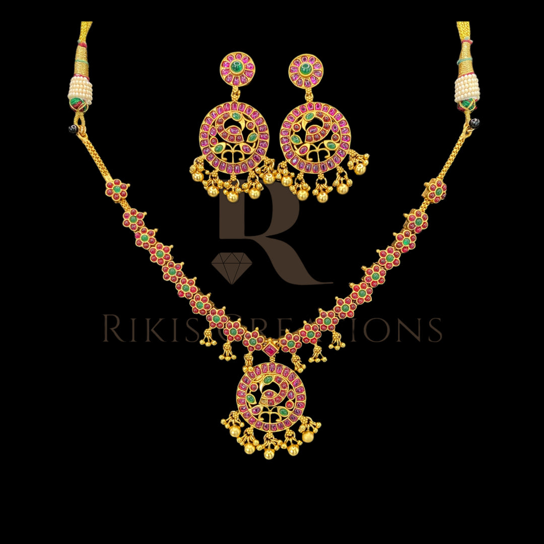 NECKLACE & EARRINGS  (NS-187)