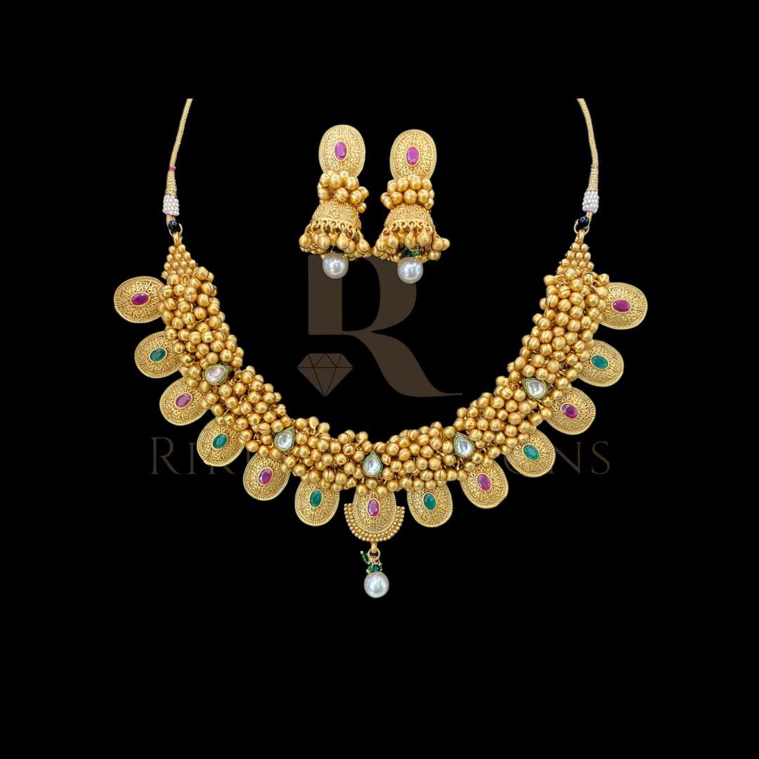 NECKLACE & EARRINGS (NS-197)