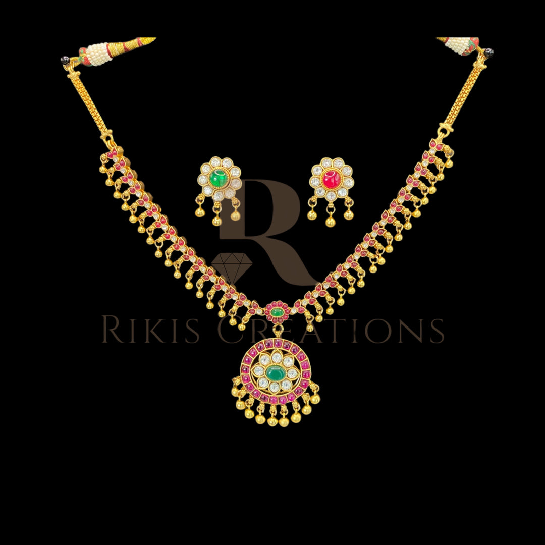 NECKLACE & EARRINGS (NS-198)