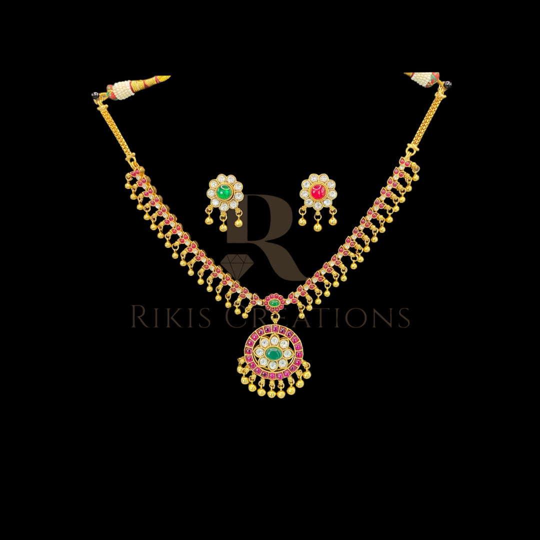 NECKLACE & EARRINGS  (NS-199)