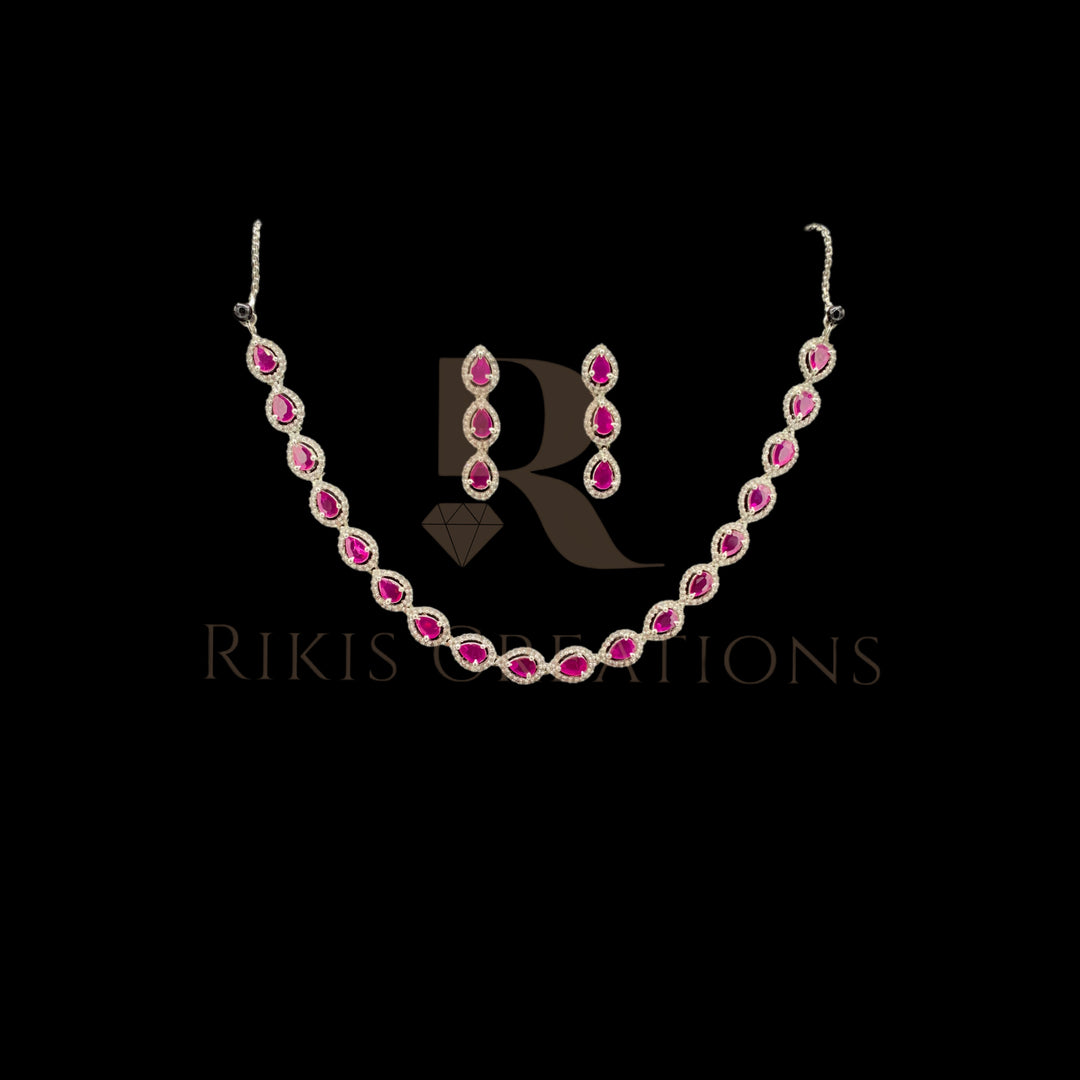 NECKLACE & EARRINGS  (NS-019)