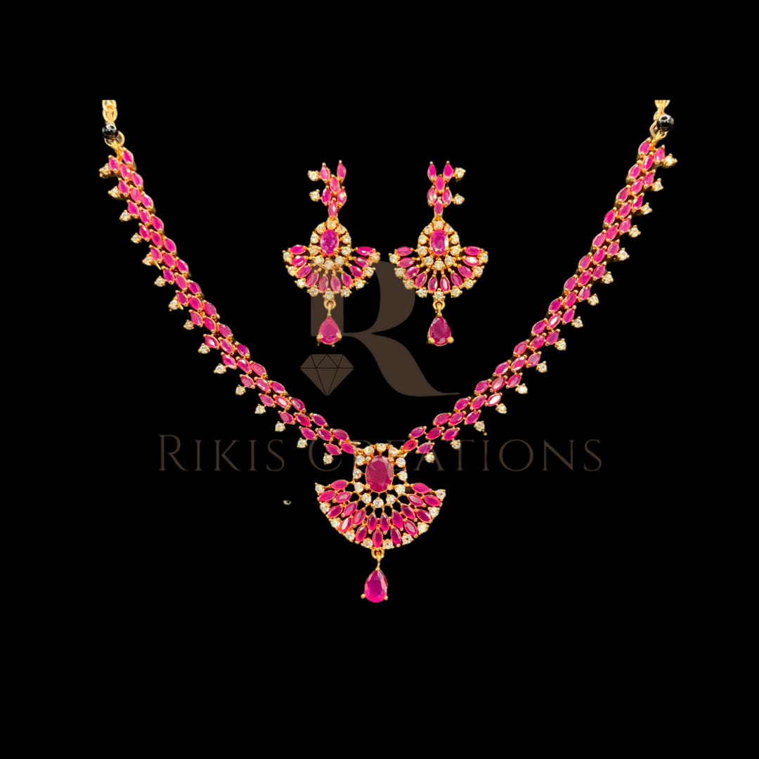 NECKLACE & EARRINGS  (NS-039)