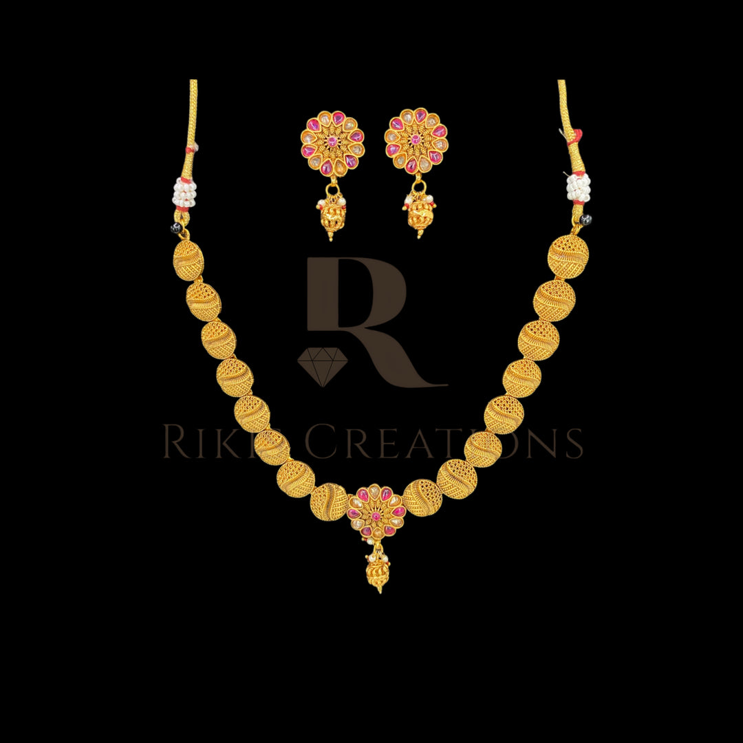 NECKLACE & EARRINGS  (NS-4)
