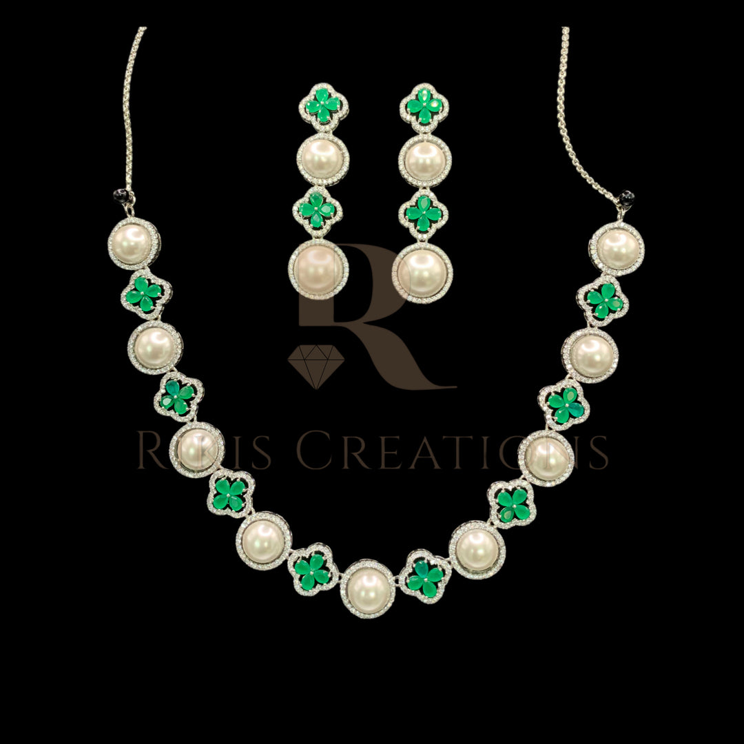 NECKLACE & EARRINGS  (NS-73)