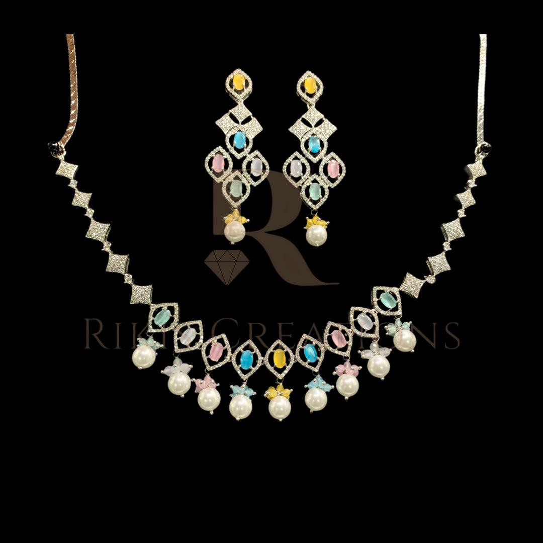 NECKLACE & EARRINGS  (NS-78)