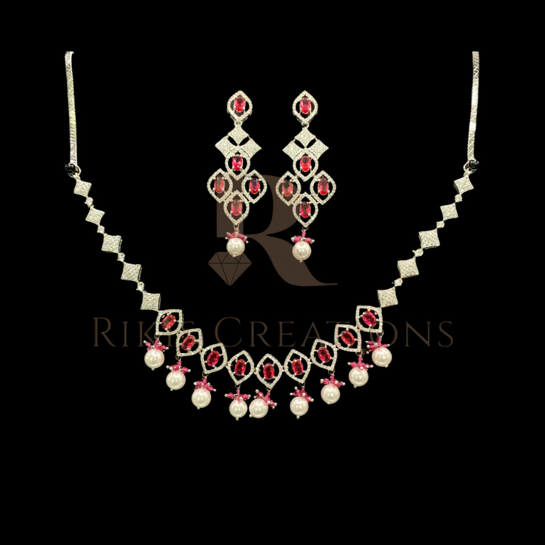 NECKLACE & EARRINGS  (NS-080)