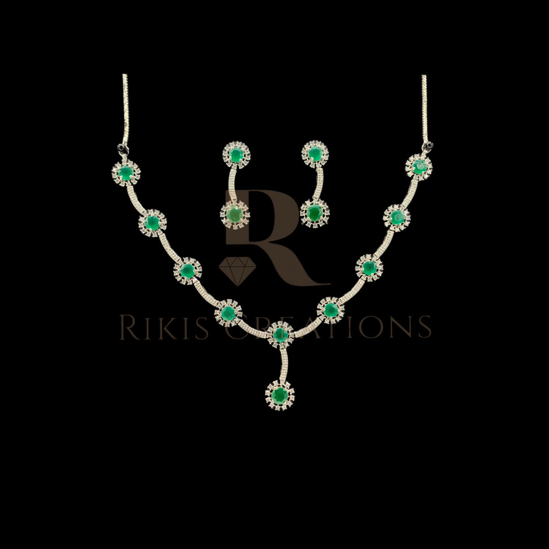 NECKLACE & EARRINGS  (NS-84)