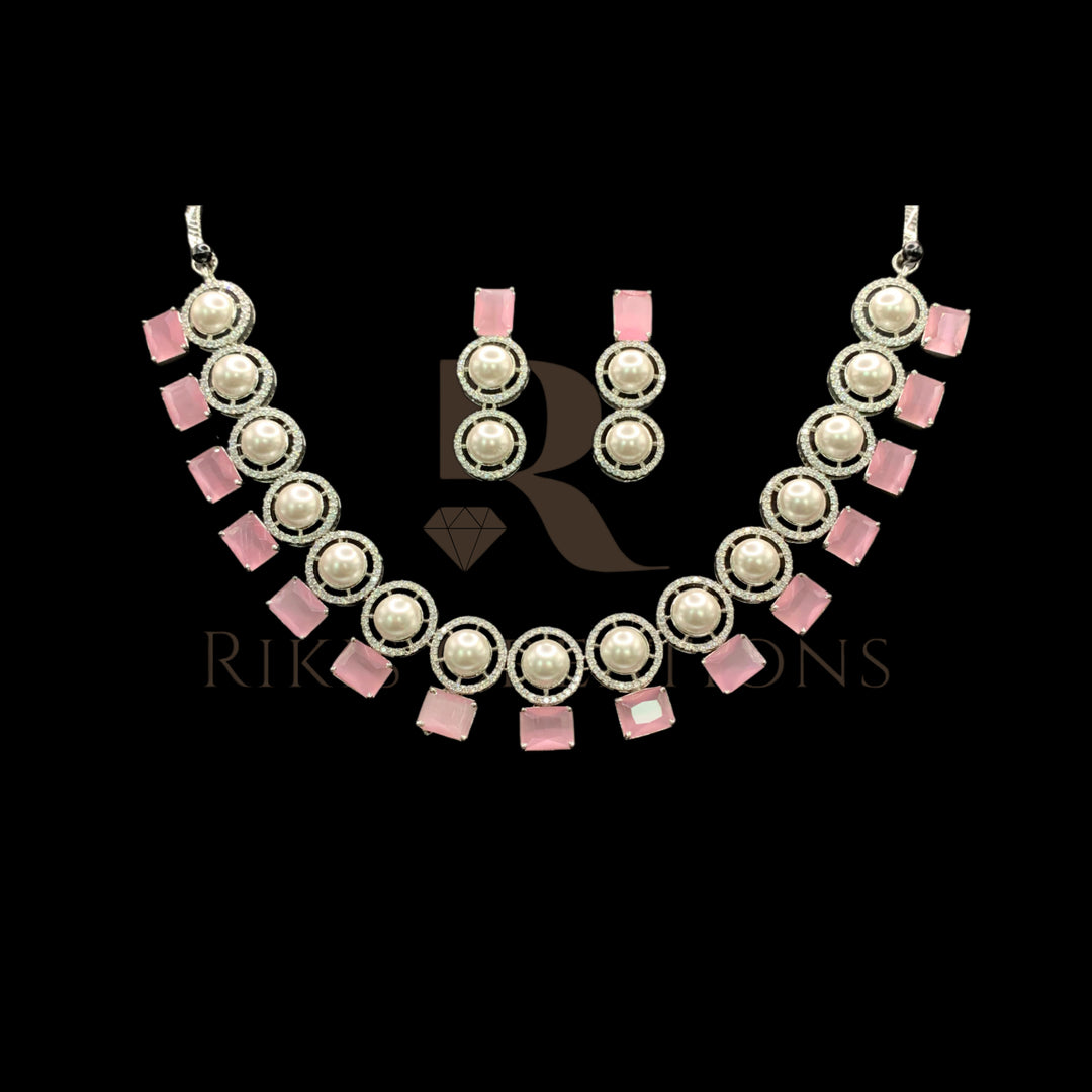 NECKLACE & EARRINGS  (NS-89)