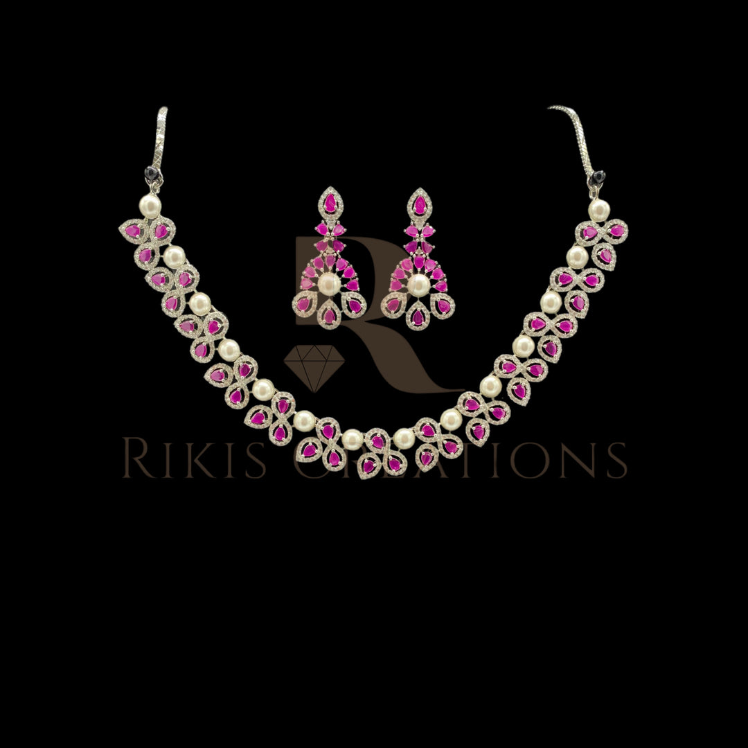 NECKLACE & EARRINGS  (NS-90)