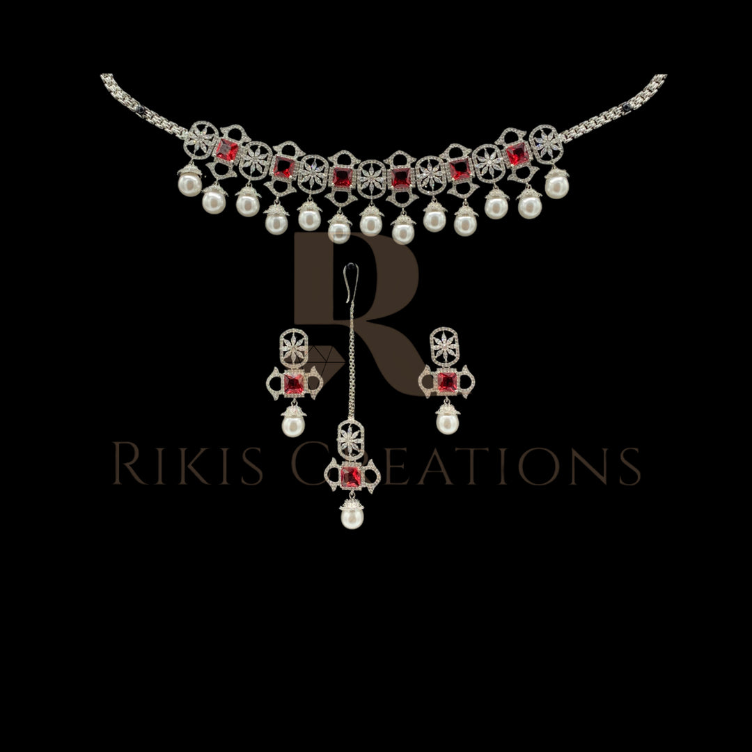 NECKLACE & EARRINGS  (NS-95)