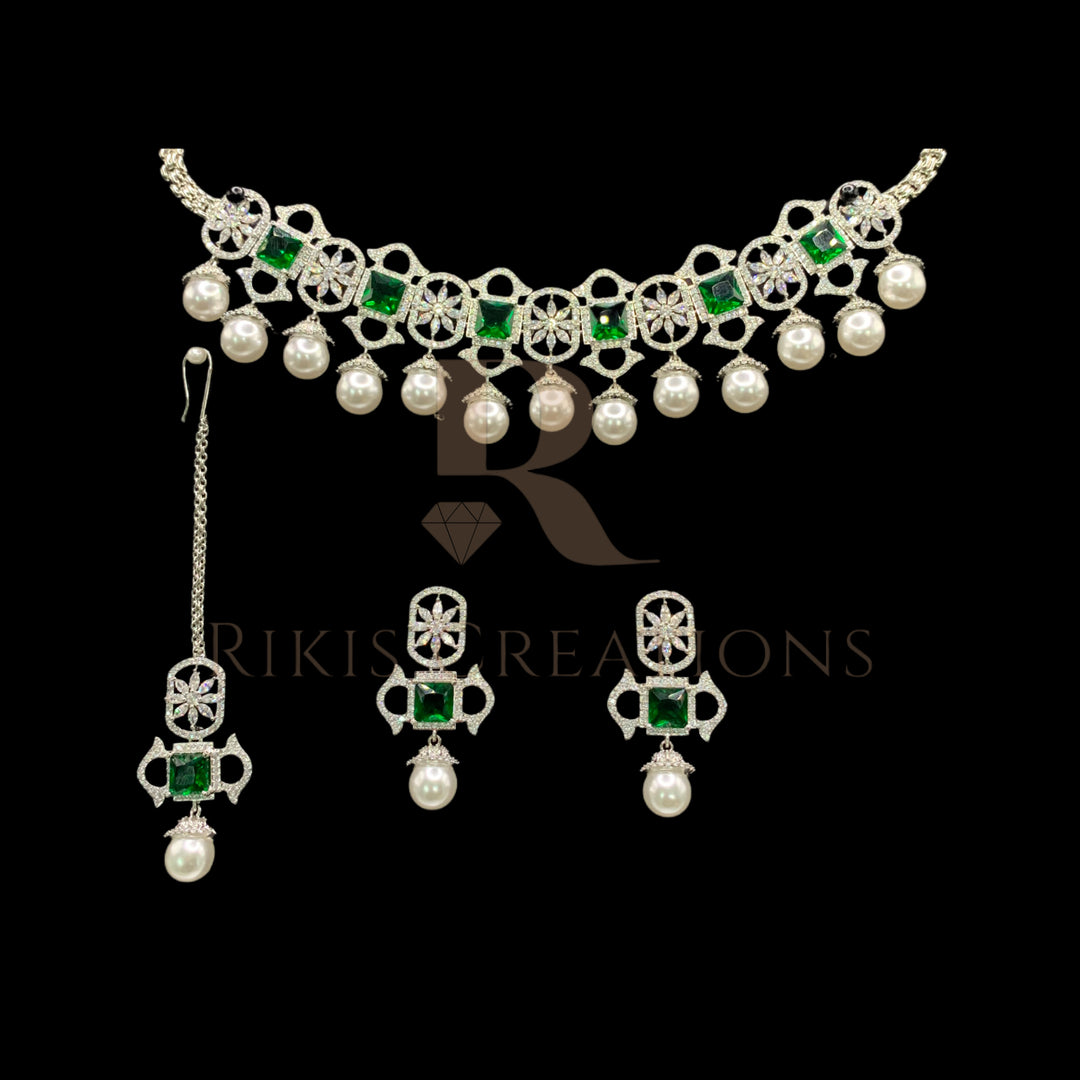 NECKLACE & EARRINGS  (NS-96)